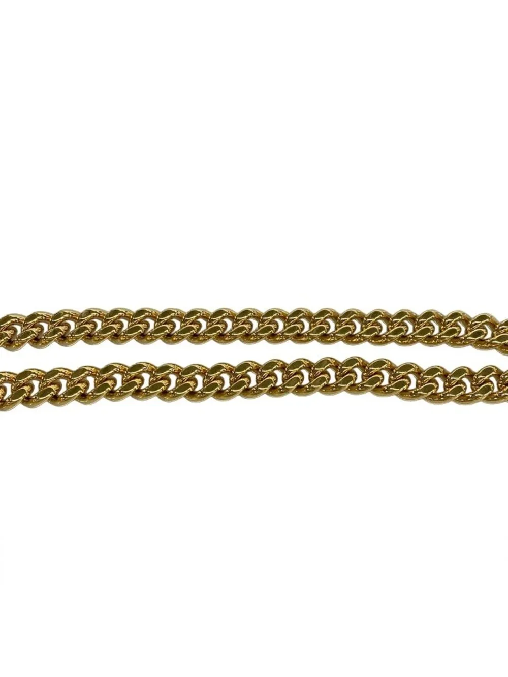 Gucci Shoulder Bag Deco Chain Ivory Leather